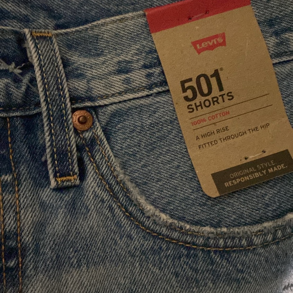 Levi's Women's 501 Original High-Rise Jean
Shorts NWT - Picture 10 of 13